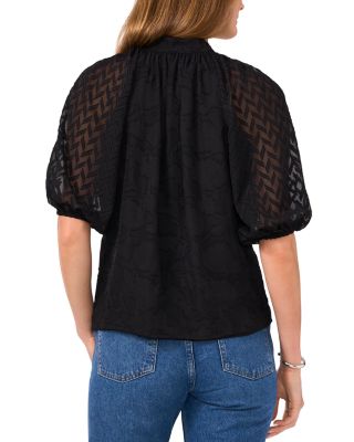 Sheer Sleeve Top