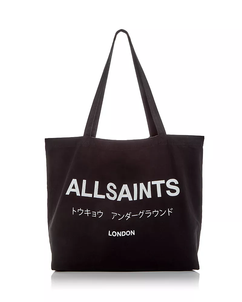 Allsaints Underground Logo Tote