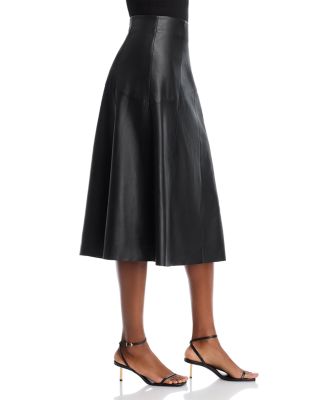 Faux Leather Skirt