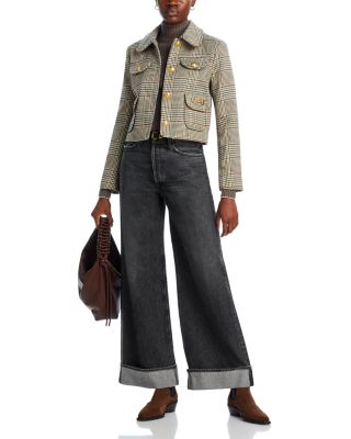 Plaid Four Pocket Jacket