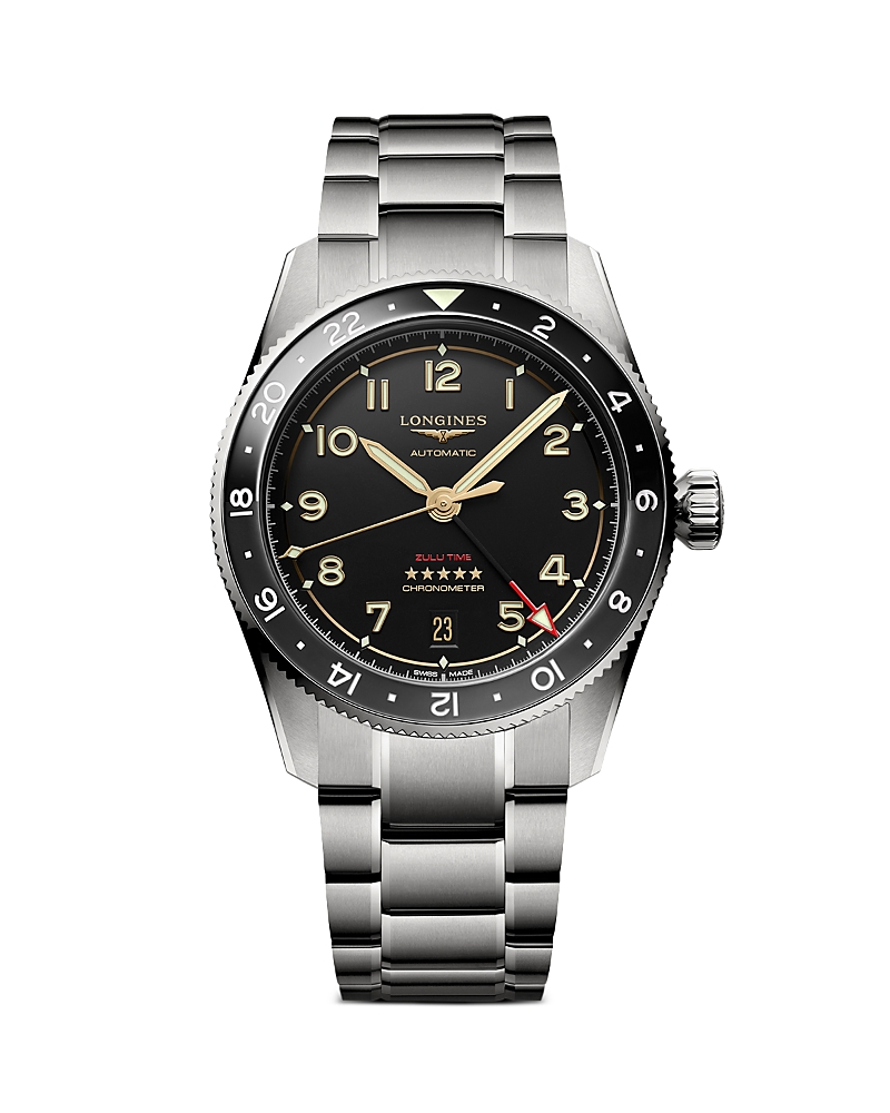 Longines Spirit Zulu Time Watch, 39mm