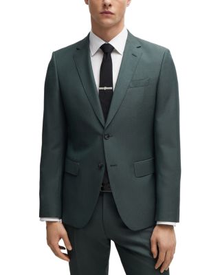 H-Huge Tonal Herringbone Slim Fit Suit