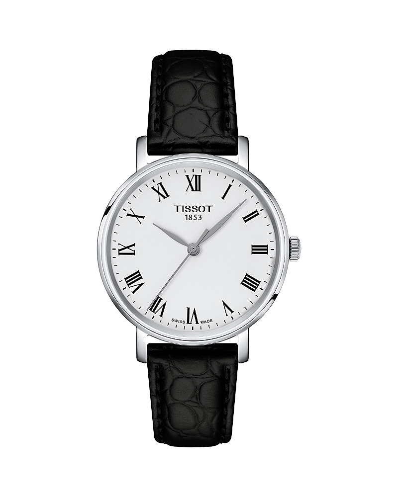 Tissot Everytime Watch In White/black