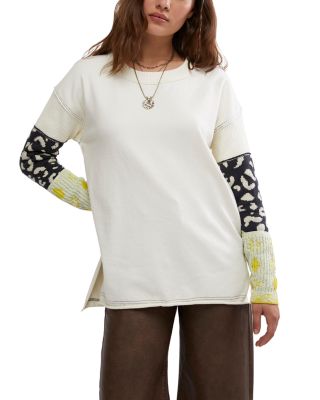 Free People - Tiger Style Cuff Tee