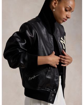 Ralph Lauren Yankees Leather Jacket | Bloomingdale's