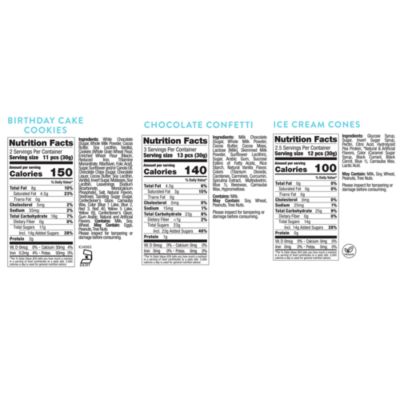 Happy Birthday 3 Piece Candy Bento Box