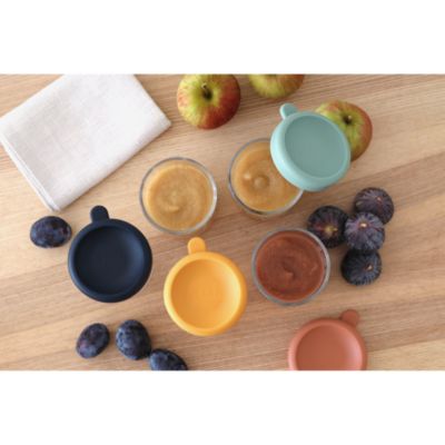 6 Pack Glass Baby Food Jars, 8 Oz