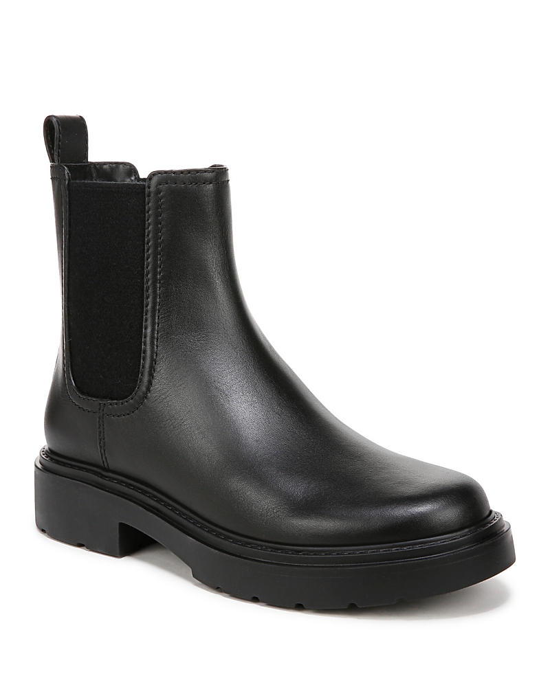 Vince Pinecrest Platform Chelsea Boot In Black Leather