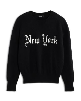 AQUA - Girls' New York Cashmere Pullover Crewneck Sweater, Big Kid - Exclusive