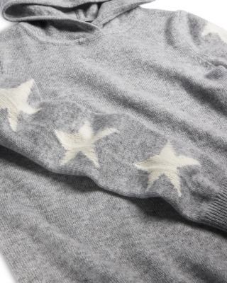 Girls&#39; Cashmere Star Sleeve Hooded Sweater, Big Kid - Exclusive