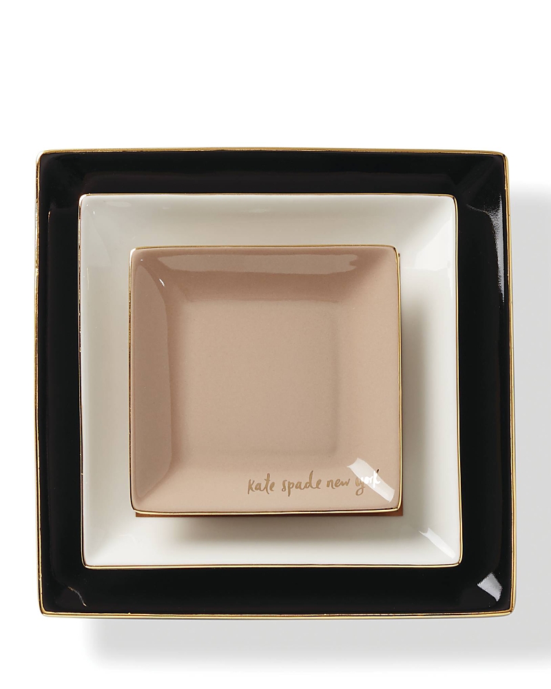 Kate Spade New York Make It Pop 3pc Tray Set In Multi