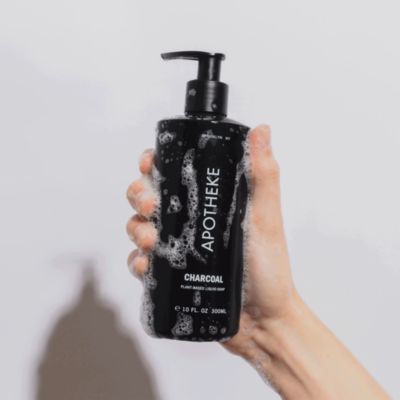 Charcoal Liquid Soap and Lotion Duo