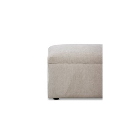 Alice Medium Square Storage Ottoman, in Fabric