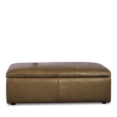 Auburn Rectangle Storage Ottoman - Exclusive