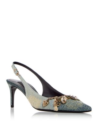 Dolce & Gabbana - Women's Charms Slingback Pumps