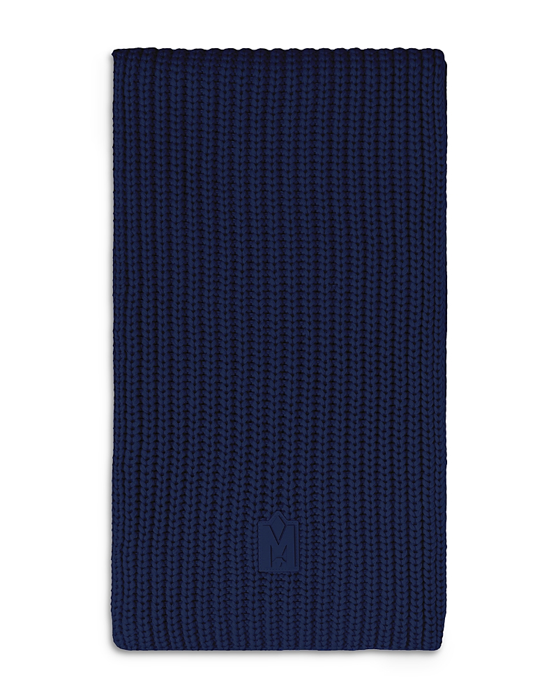 Mackage Logo Scarf In Navy