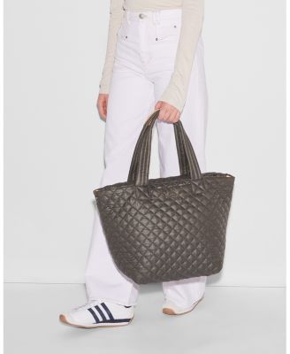 Medium Quilted Nylon Metro Tote Deluxe