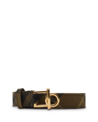 Burberry - Women's Check Rocking Horse Belt