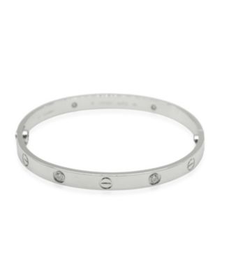 Pre-Owned Cartier - Love 18K White Gold Bracelet