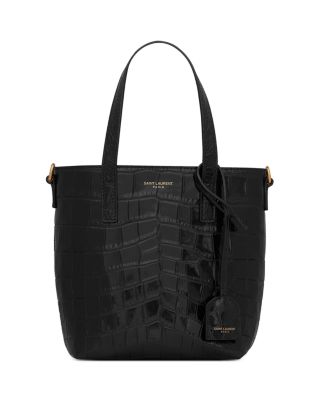 Saint Laurent - Paris Mini Toy Shopping Bag in Crocodile-Embossed Leather