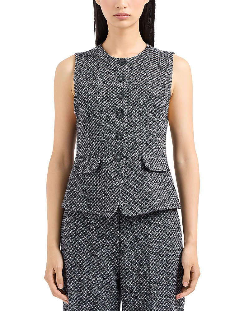 EMPORIO ARMANI PATTERNED VEST