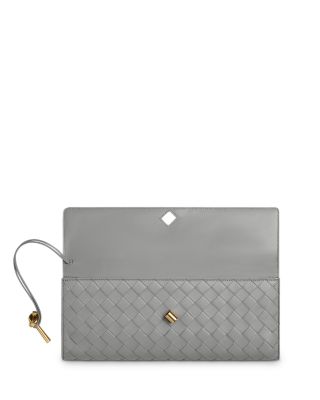 Andiamo Intrecciato Leather Clutch