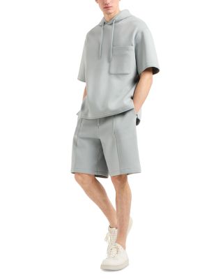 Cotton Blend Double Jersey Regular Fit Bermuda Shorts