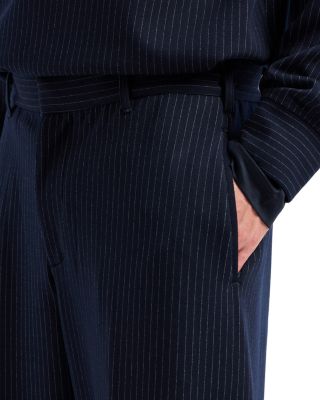 Pinstriped Jersey Trousers