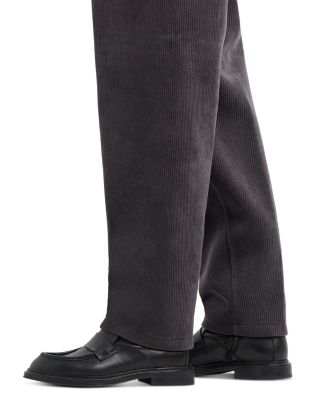 Cotton Blend Ribbed Velour Regular Fit Pants