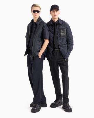 Cool Wool Regular Fit Pleated Cargo Pants 