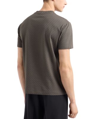 Cotton Jersey Diamond Jacquard Tee