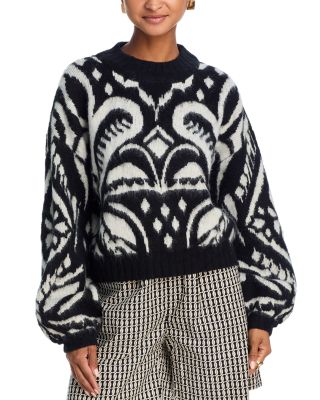 FARM Rio - Pineapple Ikat Knit Sweater