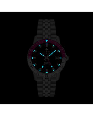 GMT Automatic Stainless Steel Watch, 37mm