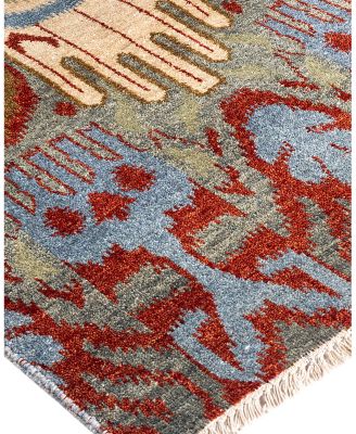 Bloomingdale's Indo Ikat M6072 Area Rug, 9'2" x 12'3"