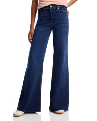 Le Palazzo High Rise Wide Leg Jeans in Dante