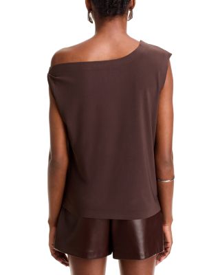 Drop Shoulder Asymmetric Top