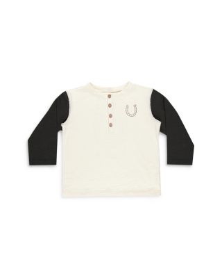 Rylee + Cru - Boys' Henley Long Sleeved Tee - Little Kid