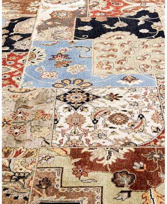 Bloomingdale's Indo Patchwork M6061 Area Rug, 9'2" x 12'3"