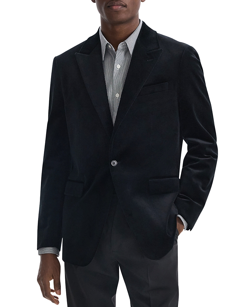 Theory Men's Chambers Velvet Sport Coat In Black