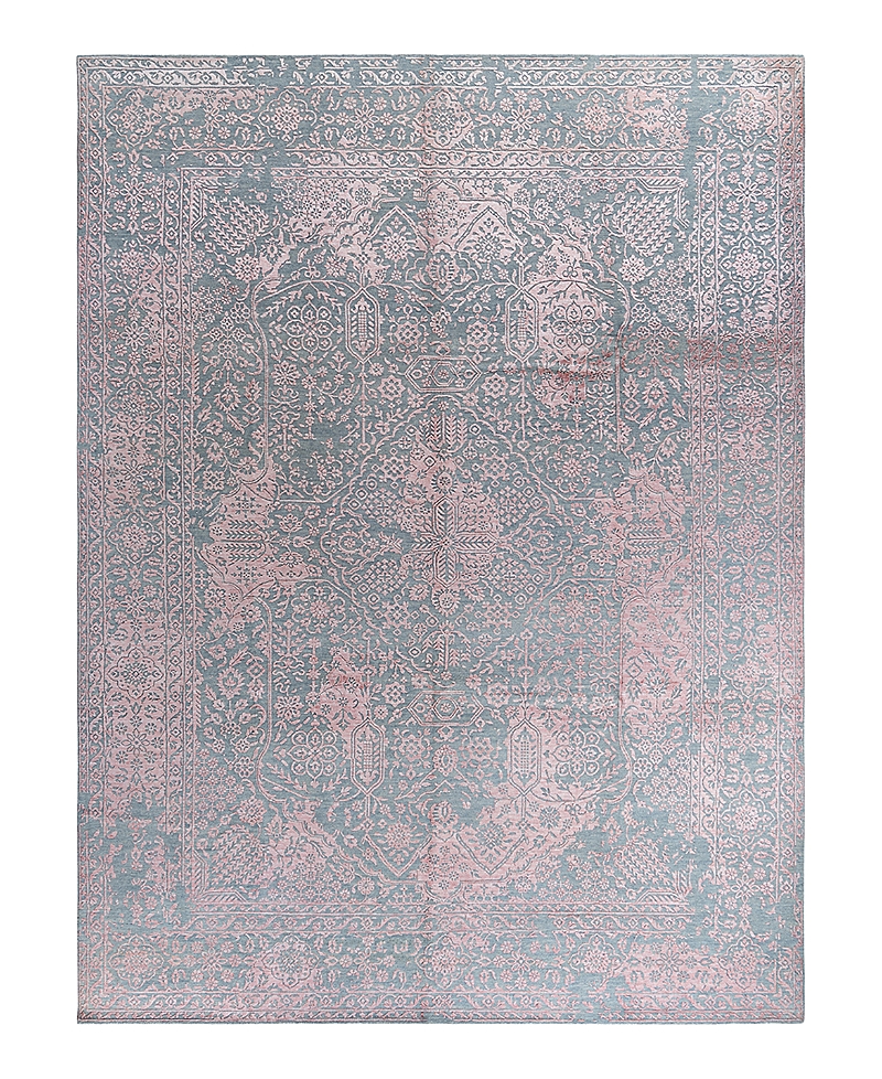 Bloomingdale's Indo Ikat M8117 Area Rug, 9'1 X 11'10 In Gray