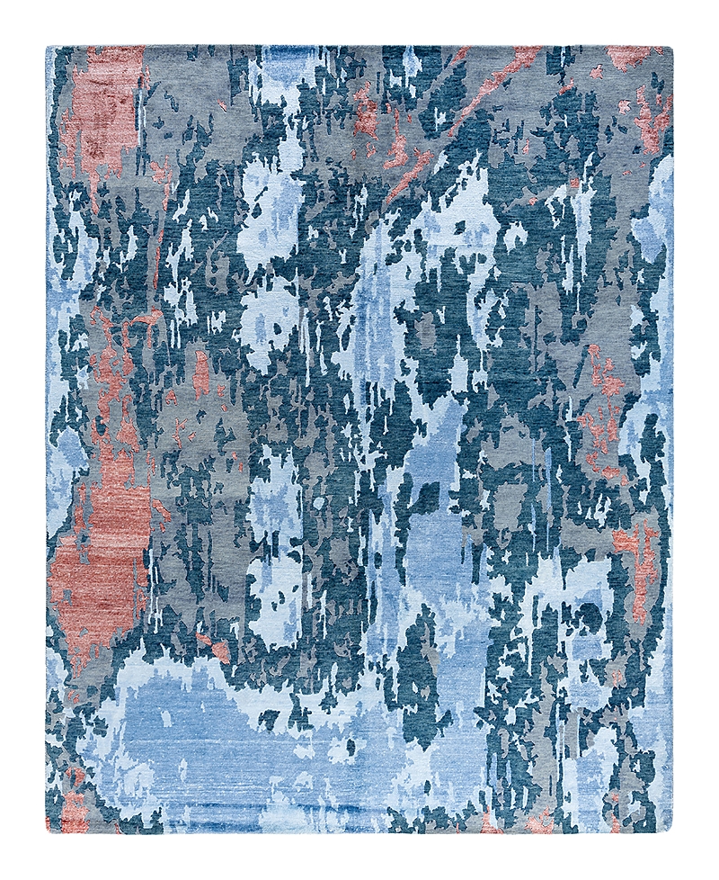 Bloomingdale's Indo Modern M7124 Area Rug, 8'1 X 10'2 In Gray