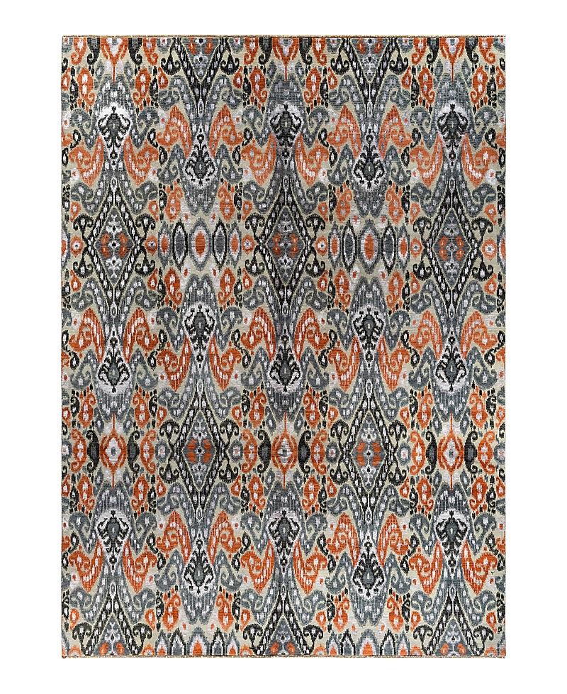 Bloomingdale's Indo Ikat M6054 Area Rug, 9'1 X 12'4 In Gray