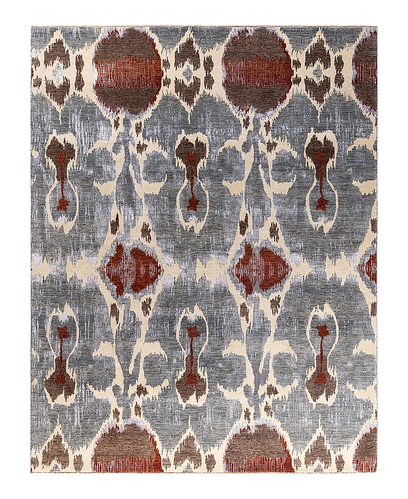 Bloomingdale's Indo Ikat M5996 Area Rug, 8'3 X 10'6 In Gray