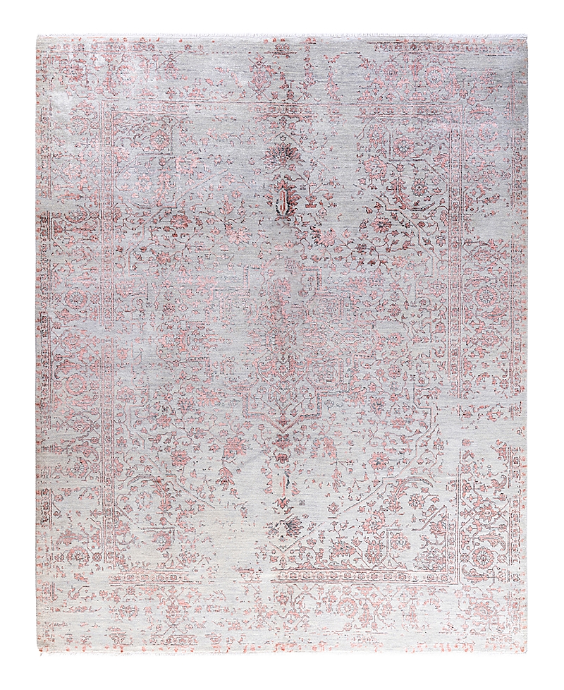 Bloomingdale's Indo Ikat M7781 Area Rug, 8'1 X 10'1 In Gray