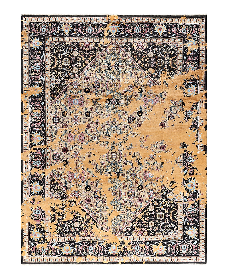 Bloomingdale's Indo Ikat M7267 Area Rug, 9'2 X 12'3 In Black
