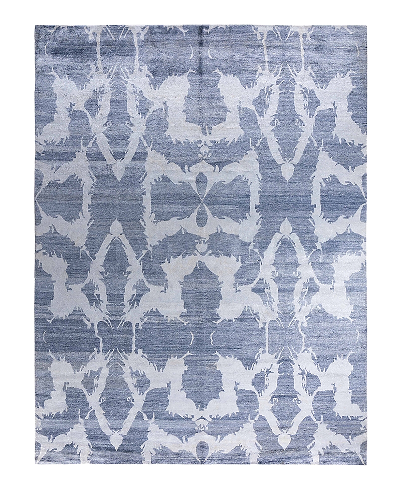 Bloomingdale's Indo Modern M6612 Area Rug, 9'2 X 11'10 In Gray