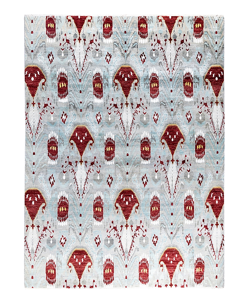 Bloomingdale's Indo Ikat M6234 Area Rug, 9'1 X 12'4 In Gray