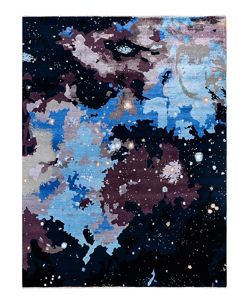 Bloomingdale's Indo Ikat M8056 Area Rug, 9'3 X 12'2 In Black