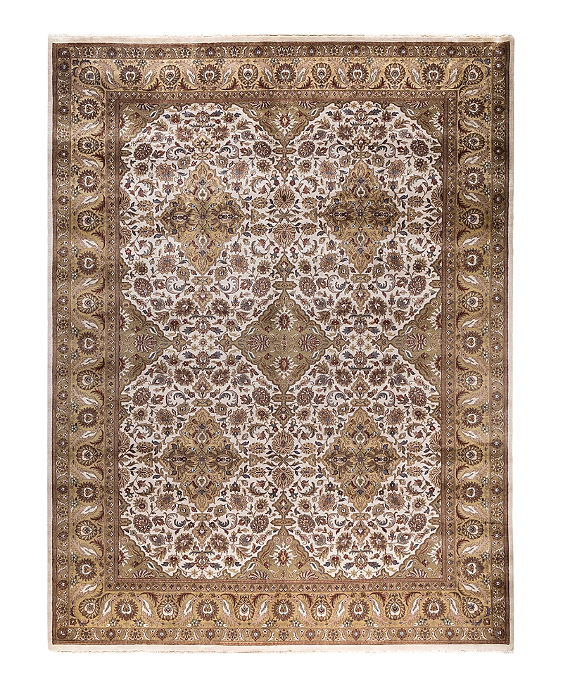 Bloomingdale's Indo Kashan M5953 Area Rug, 9'3 X 12'1 In Ivory