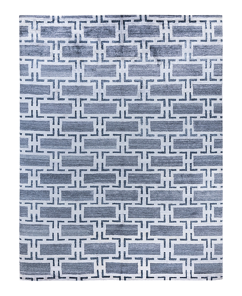Bloomingdale's Indo Modern M6512 Area Rug, 9' X 11'10 In Ivory
